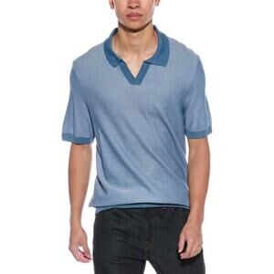 HUGO BOSS Tempio Polo In Light Blue Preppy Golf Size XL